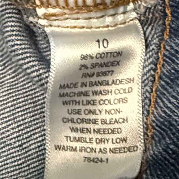 A.N.A. High Rise Denim Short Button Fly 3.5 Inseam Comfort Stretch size 10 - Picture 6 of 7